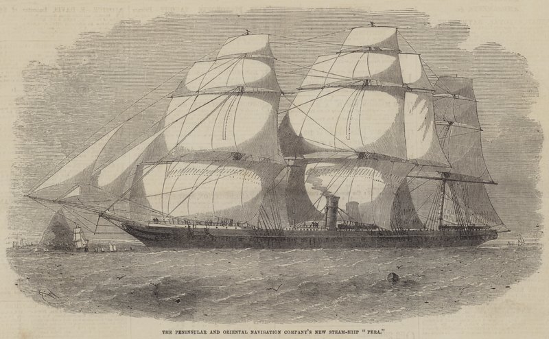 The New Steam-Ship Pera by Edwin Weedon