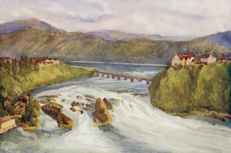 The Rhine: The Falls of the Rhine, Schaffhausen by Effie Jardine