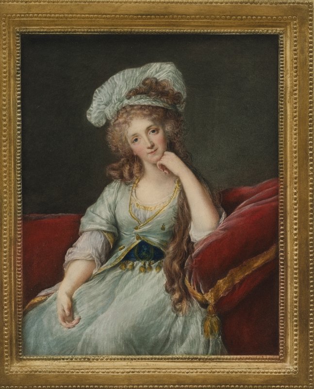 Portrait of Louise Marie Adelaide de Bourbon-Ponthievre, Duchess of Orleans by Elisabeth Louise after Vigee-Lebrun