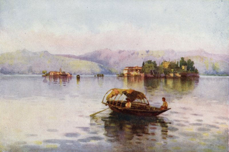 A Summer Evening, Lago Maggiore by Ella Du Cane