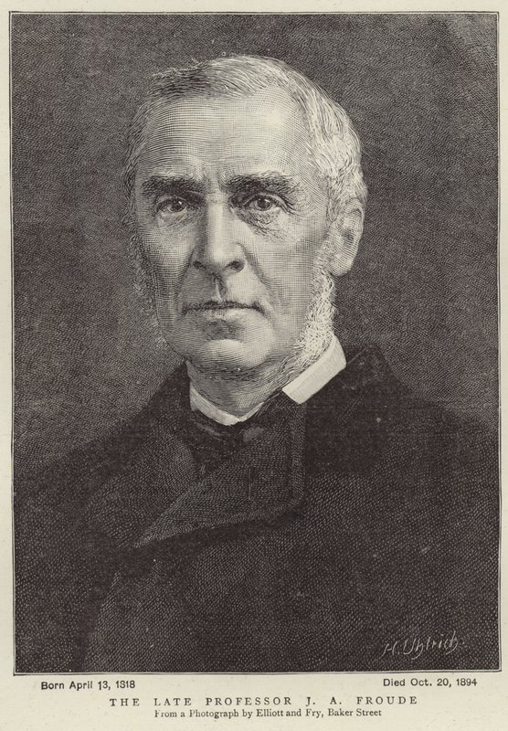 The Late Professor James Anthony Froude by Elliott und Fry Studio