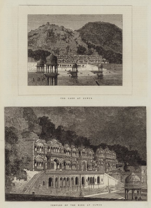 Views in India by Emile Theodore Therond