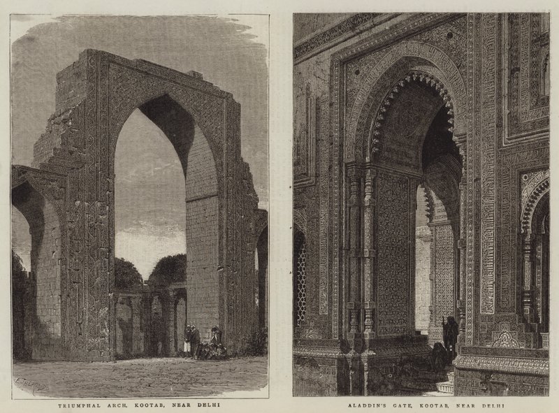 Views in India by Emile Theodore Therond