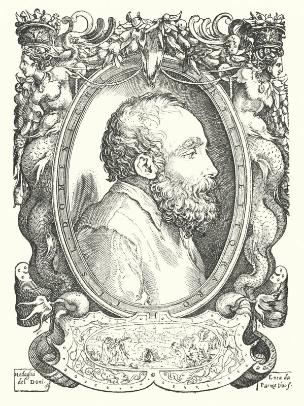 Lodovico Domenichi, Italian Renaissance translator and writer by Enea Vico