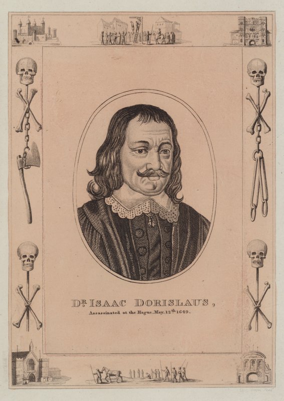 Dr. Isaac Dorislaus, Assassinated at The Hague, 12 May 1649 by English School