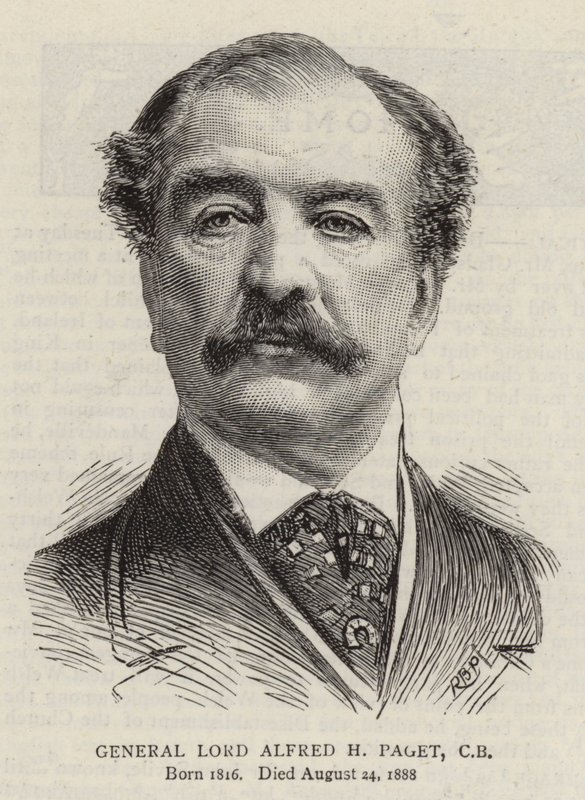 General Lord Alfred H Paget; CB by English School