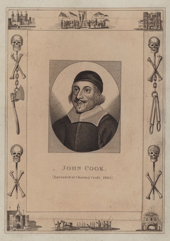 John Cook, Executed at Charing Cross, 1660 by English School