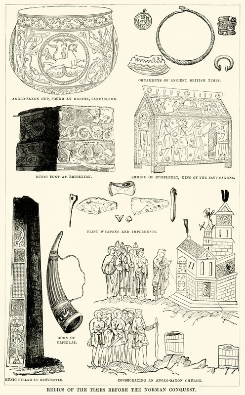 Relics of the Times Before the Norman Conquest by English School