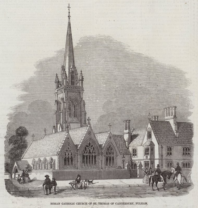 Roman Catholic Church of St Thomas of Canterbury, at Fulham by English School