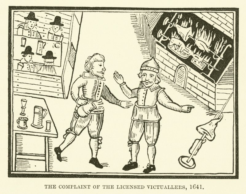 The complaint of the licensed victuallers, 1641 by English School