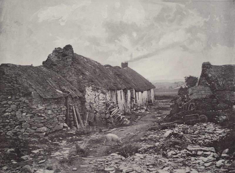 A Farm-House in Donegal by English Photographer