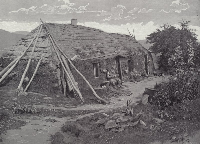 A Highland Hut, Lochaber by English Photographer