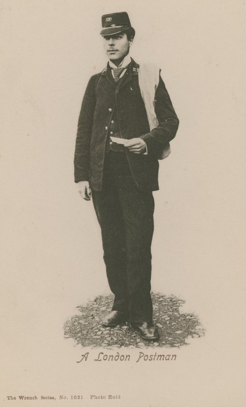 A London Postman by English Photographer