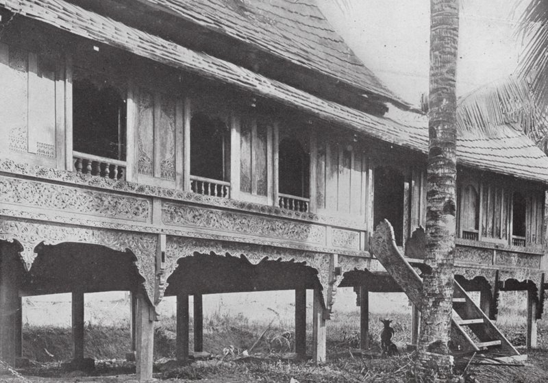 A Malay House in Sungei Ujong by English Photographer