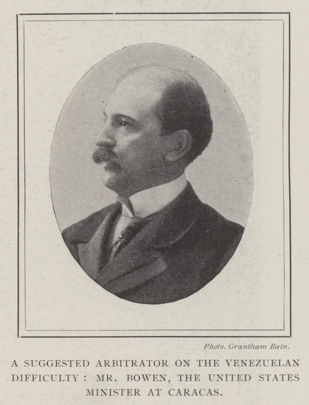 A Suggested Arbitrator on the Venezuelan Difficulty, Mr Bowen, the United States Minister at Caracas by English Photographer