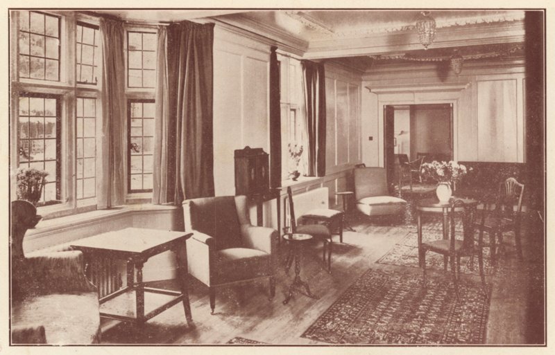 A common room at Crosby Hall, Cheyne Walk by English Photographer