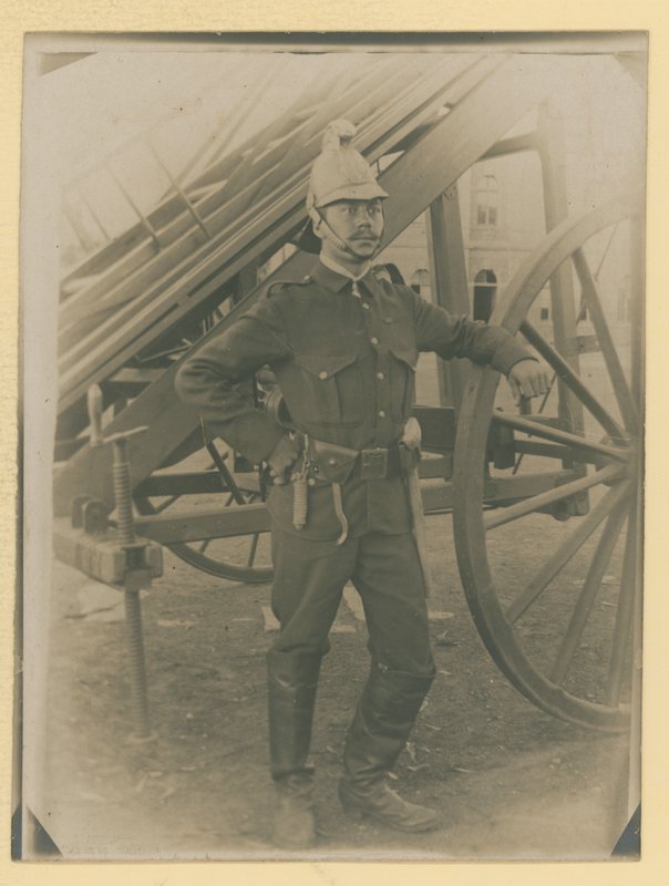 A fireman by English Photographer
