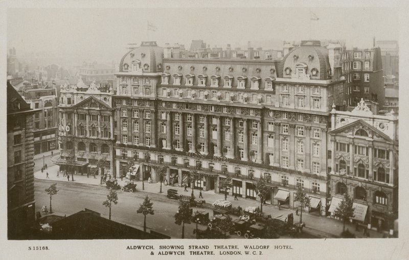 Aldwych, Strand Theatre, Waldorf Hotel, Aldwych Theatre, London by English Photographer