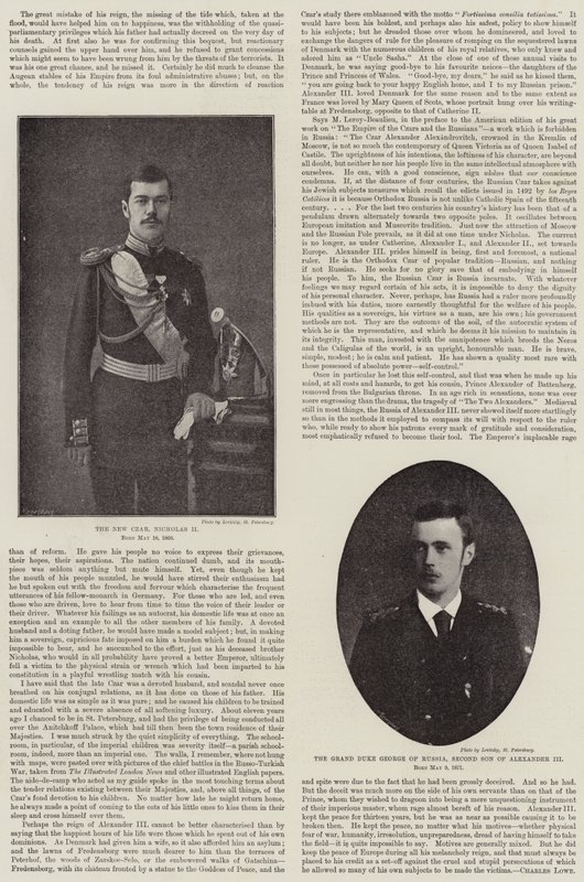 Alexander III of Russia by English Photographer