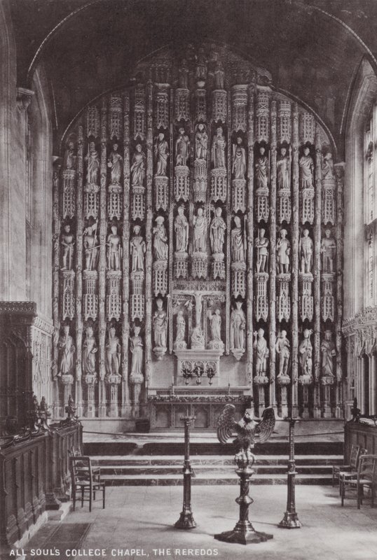 All Souls College Chapel, The Reredos by English Photographer