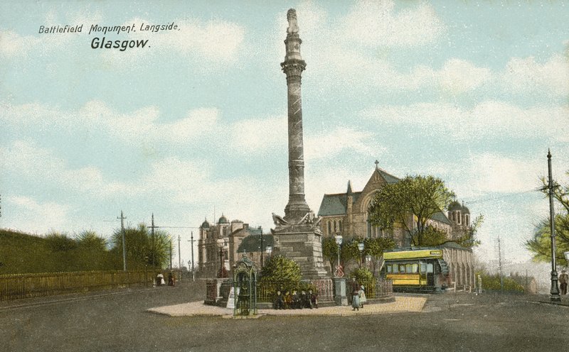Battle of Langside Monument, Glasgow by English Photographer