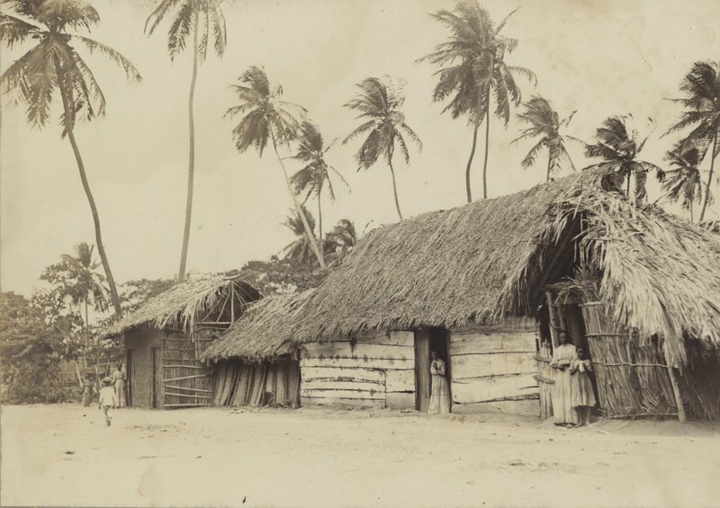 Bridgetown, Barbados, huts by English Photographer