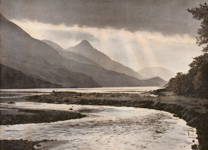 Brooding Storm Above the Pap of Glencoe by English Photographer