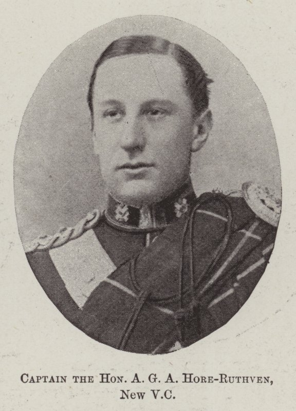 Captain the Honourable A G A Hore-Ruthven, New VC by English Photographer