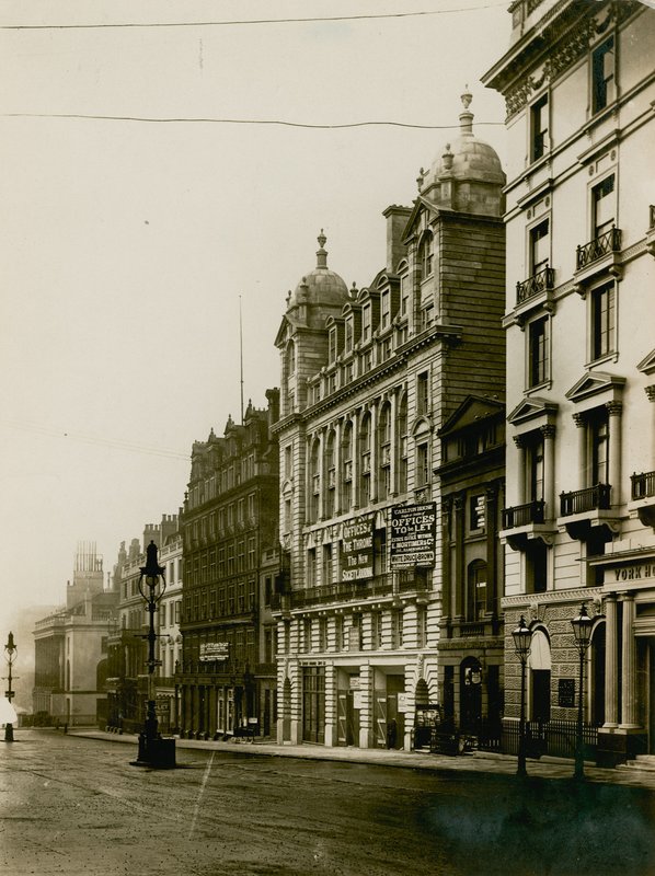 Carlton House, Built on the Site of St Philips Chapel, Regent Street, London, in 1904 by English Photographer