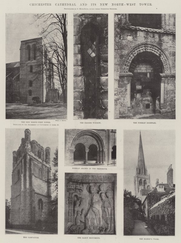 Chichester Cathedral and its New North-West Tower by English Photographer