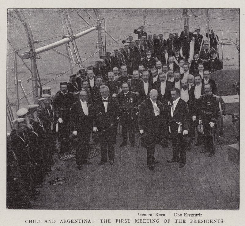 Chili and Argentina, the First Meeting of the Presidents by English Photographer