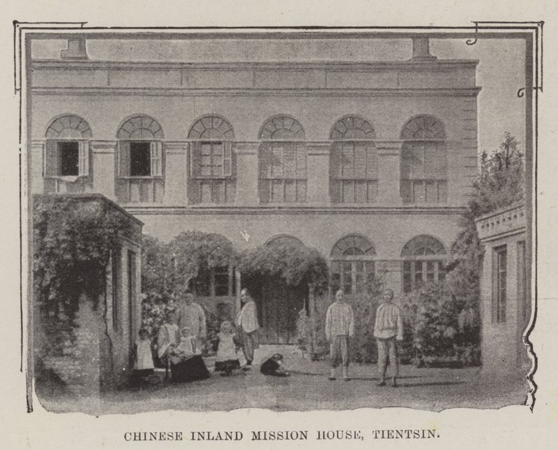 Chinese Inland Mission House, Tientsin by English Photographer