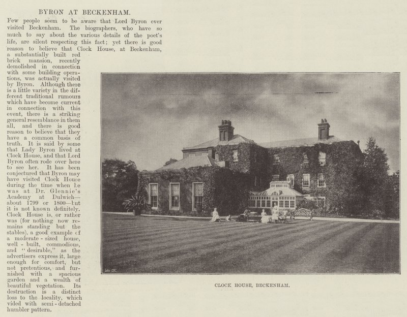 Clock House, Beckenham by English Photographer
