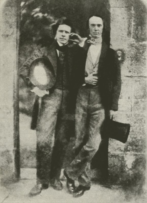 David Octavius Hill and W B Johnstone, a director of the Scottish National Gallery by English Photographer