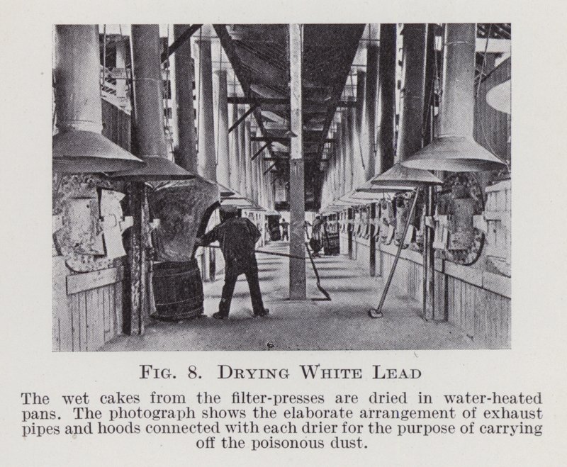 Drying White Lead by English Photographer