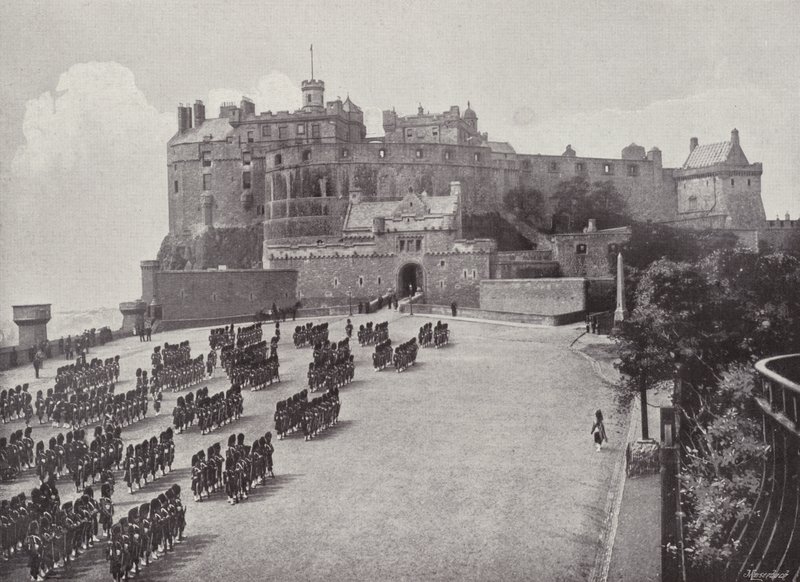Edinburgh Castle, The Esplanade by English Photographer