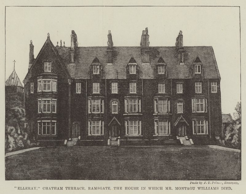 Elleray, Chatham Terrace, Ramsgate, the House in which Mr Montagu Williams died by English Photographer