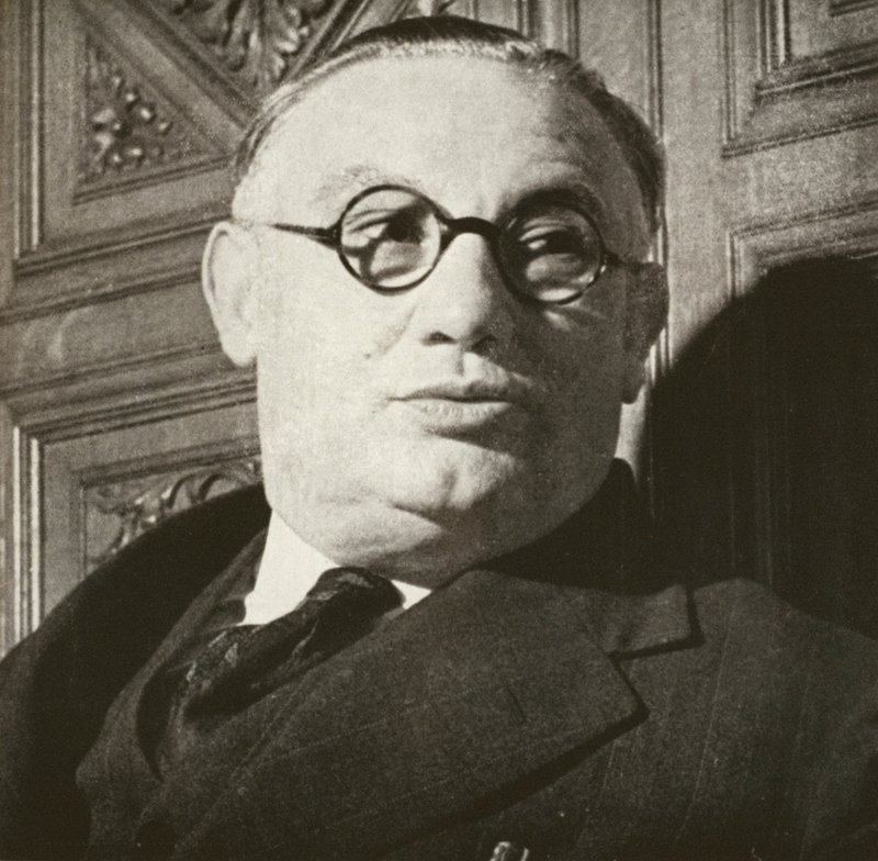Ernest Bevin, Portrait, c. 1940 by English Photographer