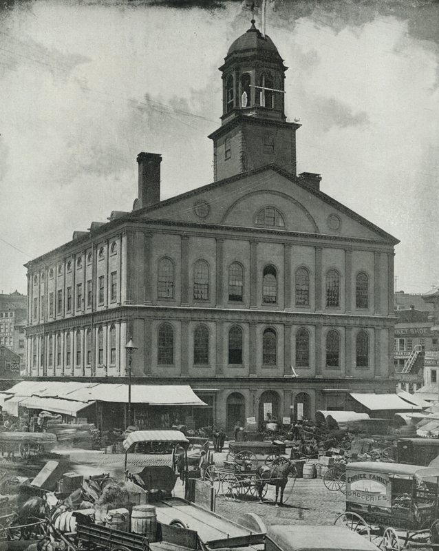 Faneuil Hall, Boston by English Photographer