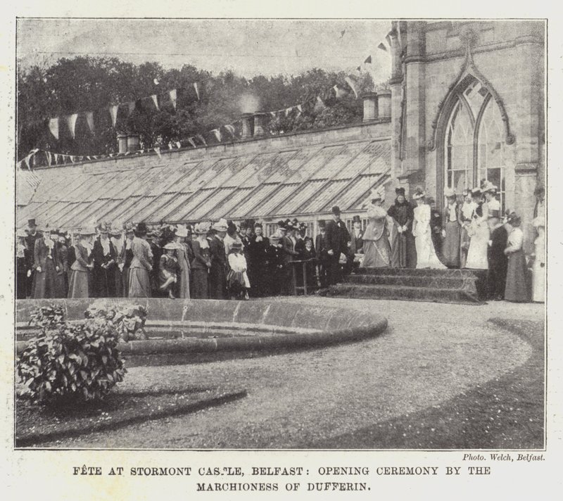 Fete at Stormont Castle, Belfast, Opening Ceremony by the Marchioness of Dufferin by English Photographer