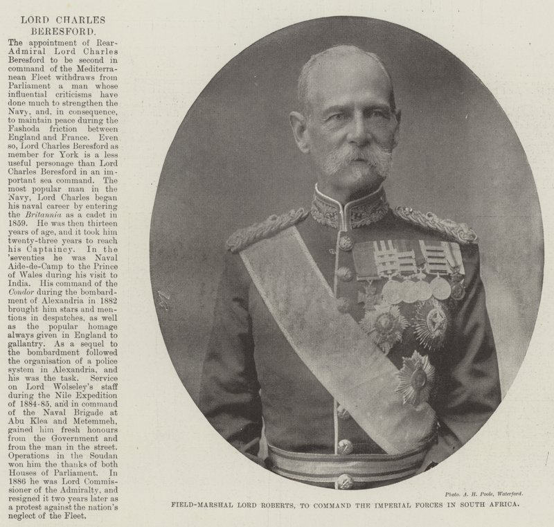 Field-Marshal Lord Roberts, to Command the Imperial Forces in South Africa by English Photographer