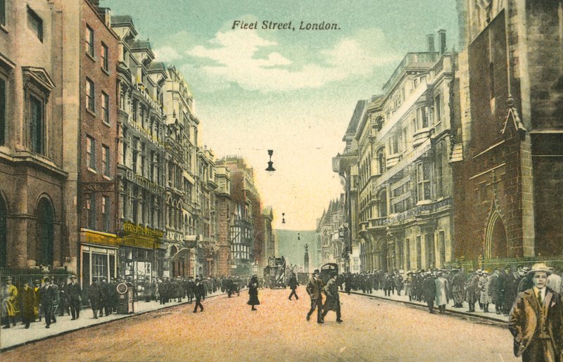 Fleet Street, London by English Photographer