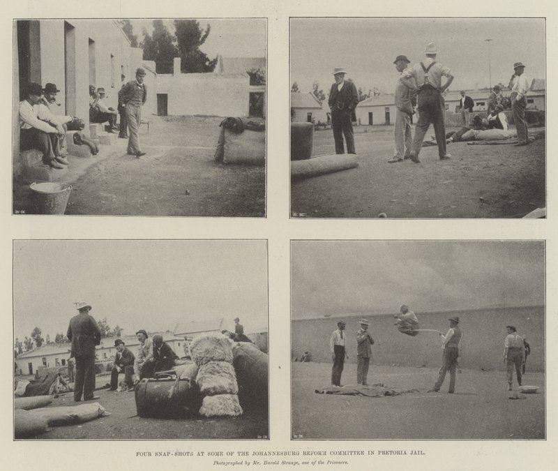 Four Snap-Shots at Some of the Johannesburg Reform Committee in Pretoria Jail by English Photographer