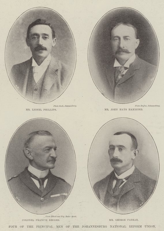 Four of the Principal Men of the Johannesburg National Reform Union by English Photographer