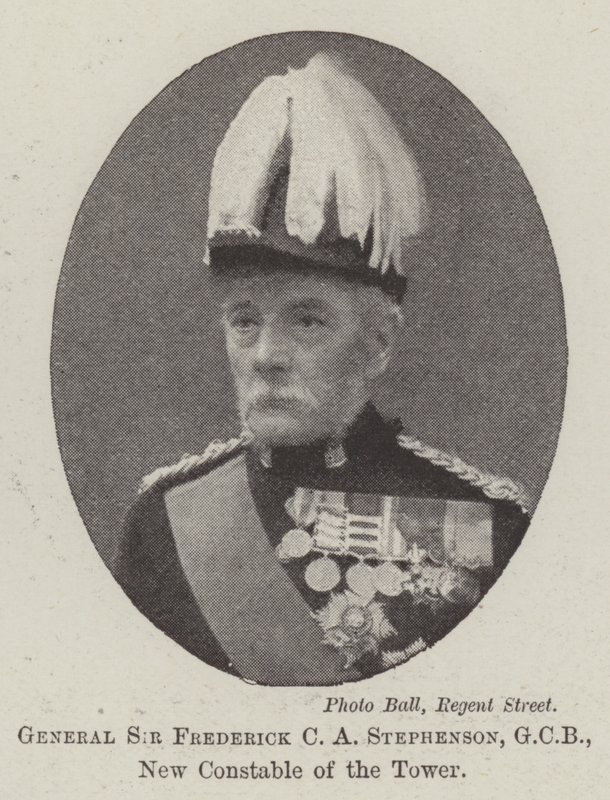 General Sir Frederick C A Stephenson, GCB, New Constable of the Tower by English Photographer