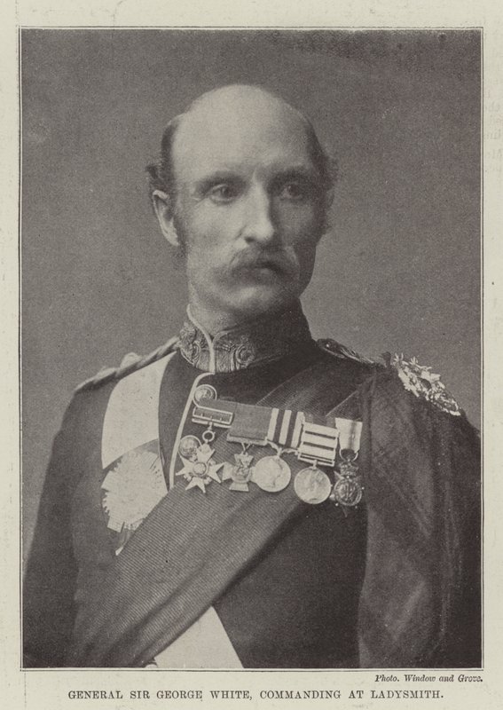 General Sir George White, commanding at Ladysmith by English Photographer