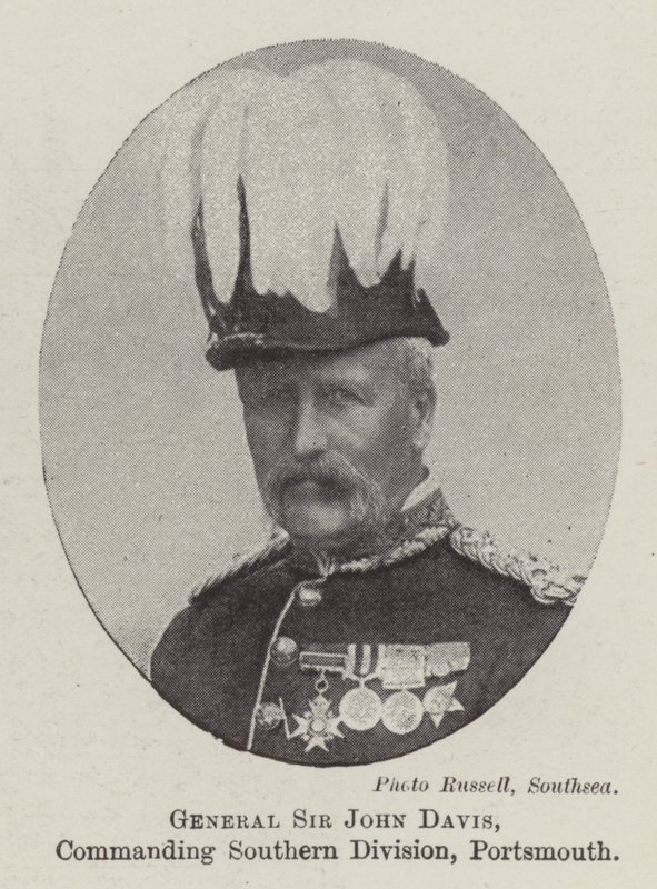 General Sir John Davis, Commanding Southern Division, Portsmouth by English Photographer