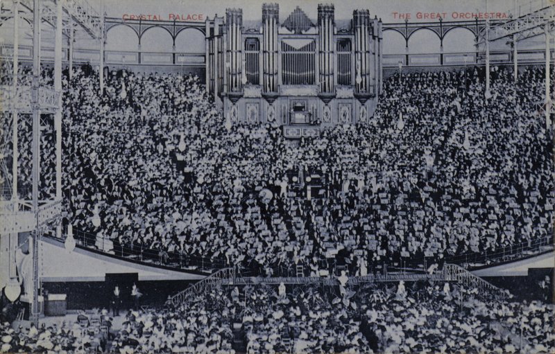 General view of the Great Orchestra by English Photographer