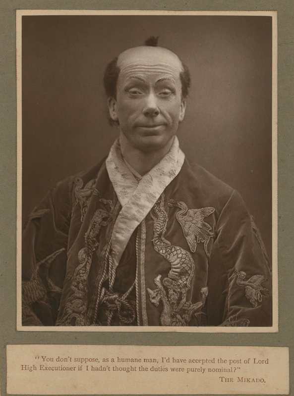George Grossmith as Ko-Ko in The Mikado by English Photographer
