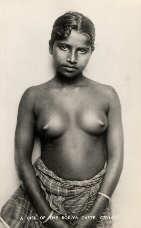 Girl of the Rodiya Caste in Sri Lanka by English Photographer